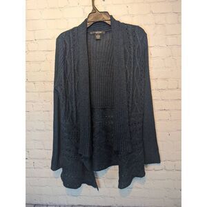 89th & Madison no clothes, sugar, blue cardigan medium